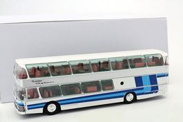 Neoplan Skyliner NH22L 1967-1983 weiss / silber / blau  1:43