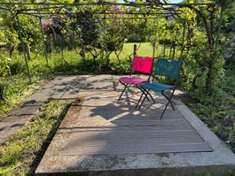 2 Garten Stuhl Klappbar Lieferung gratis