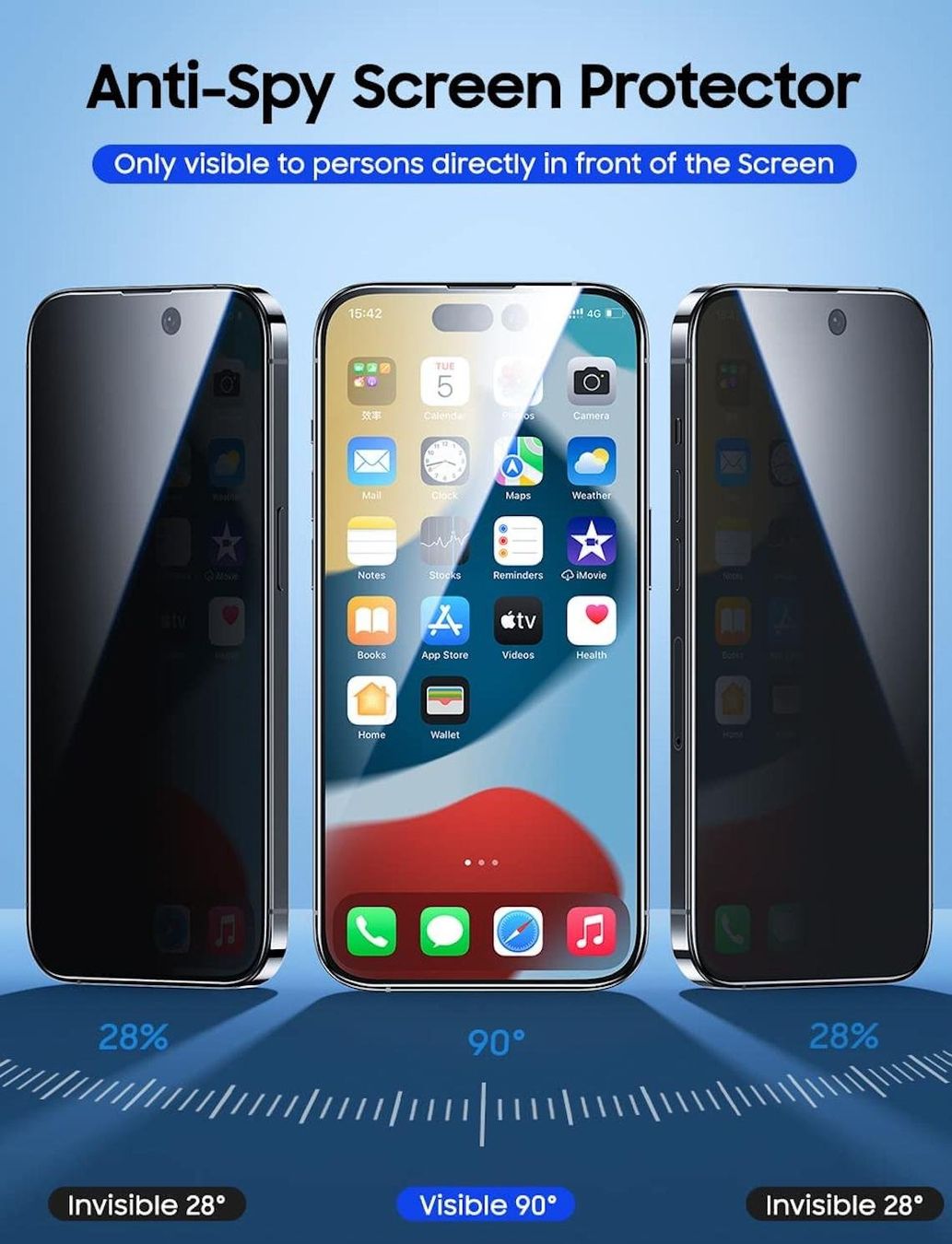 Apple Cover & Protezioni schermo: iPhone 17 Anti Spy 9H Härte Panzerglas / Privacy – Nuovo e nell'imballaggio originale da Rudolfstetten venduto da 2SmartTech 1