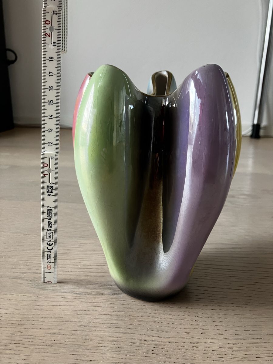 Vasi & Recipienti: Keramik Vase bunt irisierend – Usato da Wittenbach venduto da ant_9ykk 2