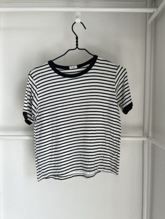 Gestreiftes T-Shirt Gr. S, schwarz/weiss, top Zustand