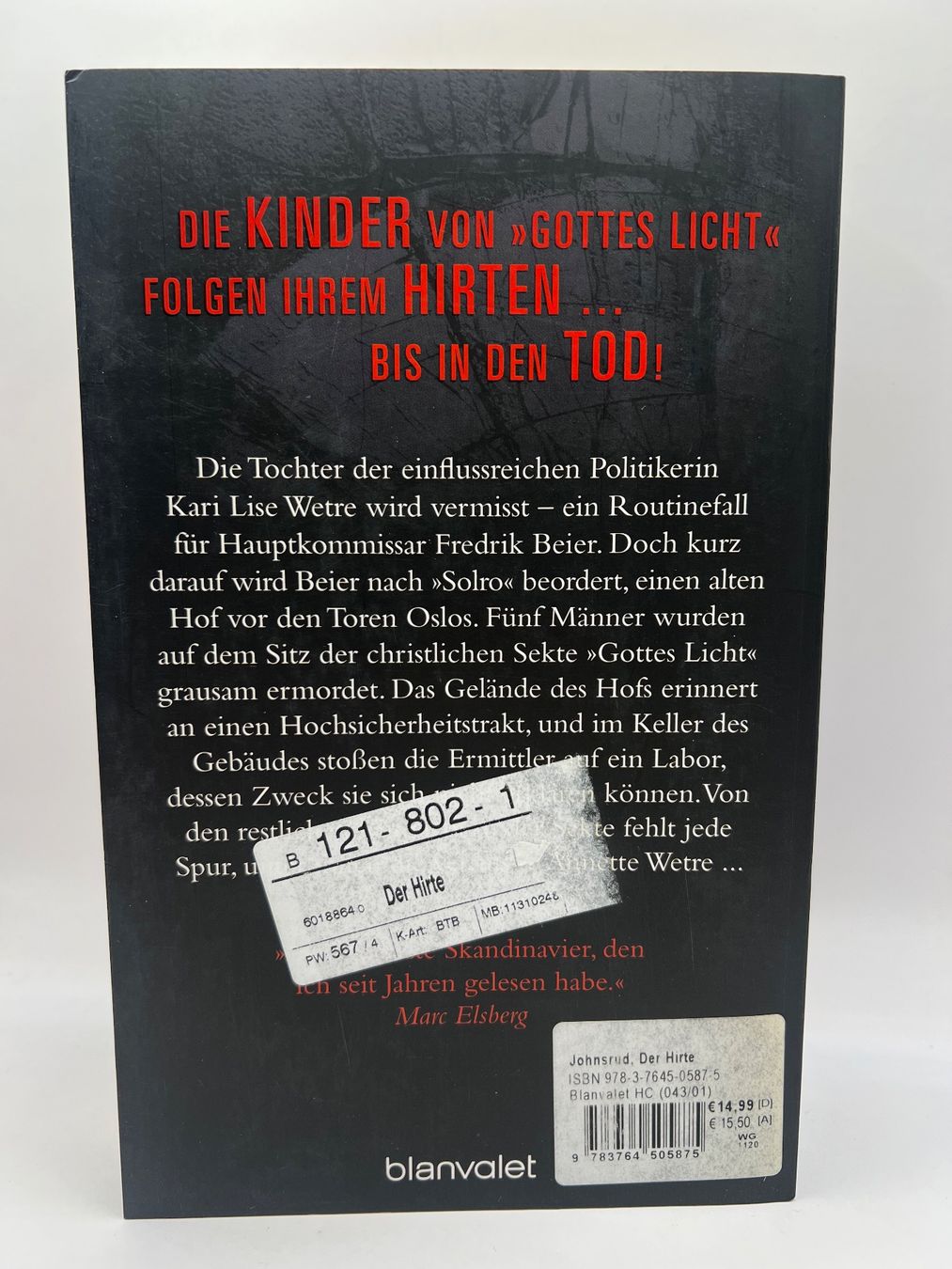 Bücher: 📖 DER HIRTE Ingar Johnsrud Thriller – Neu (gemäss Beschreibung) aus Vaduz von NotNeeded 1