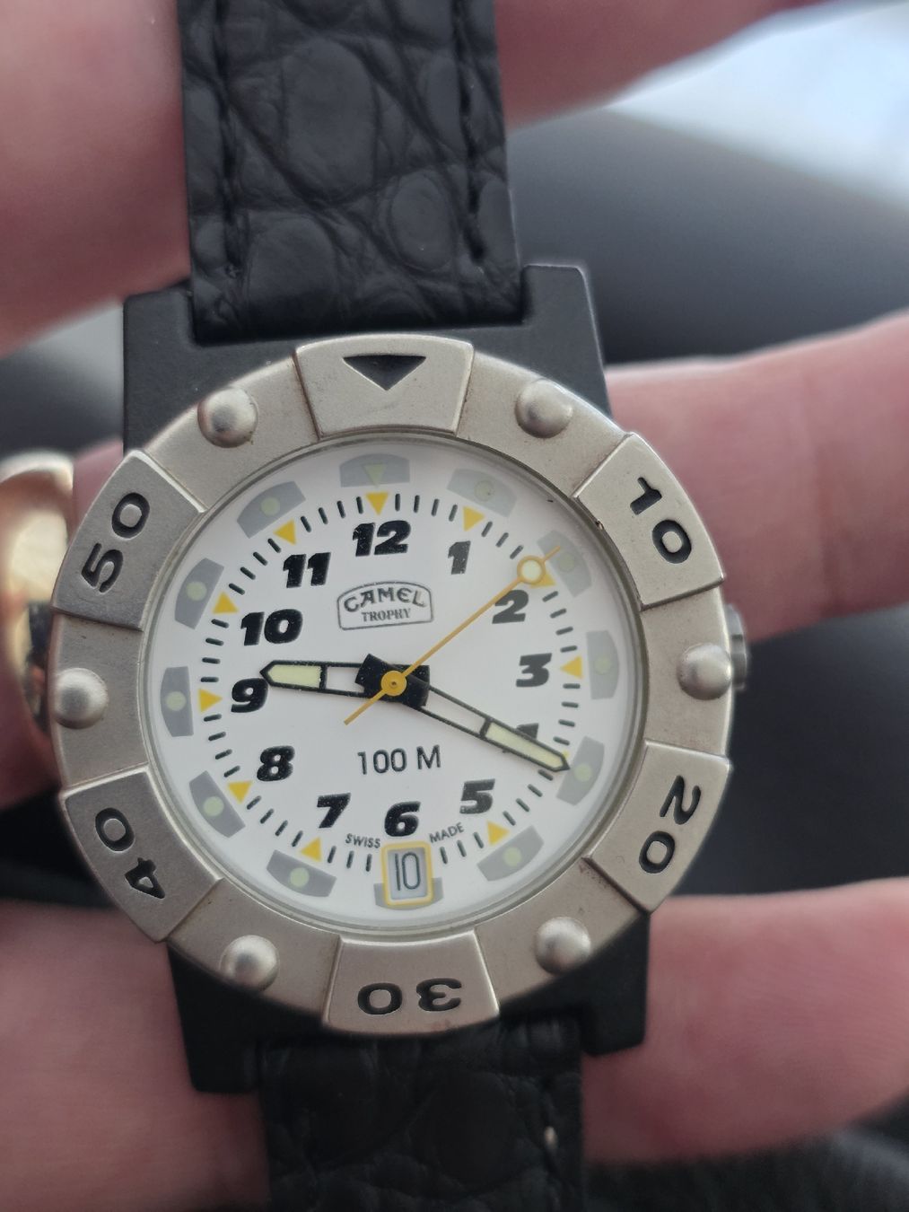 Camel Orologi: Montre Camel Trophy cadran blanc quartz – Usato da Grand-Lancy venduto da Precision-GE 4