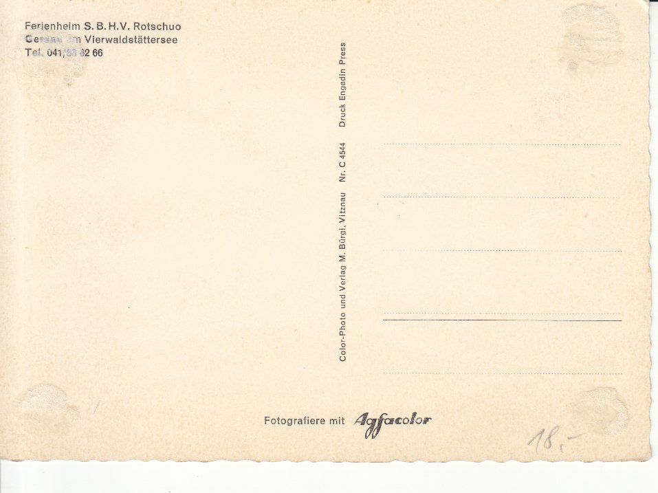 Ansichtskarten: Gersau ca. 1960 – Gebraucht aus Bürglen TG von StampGraf 1