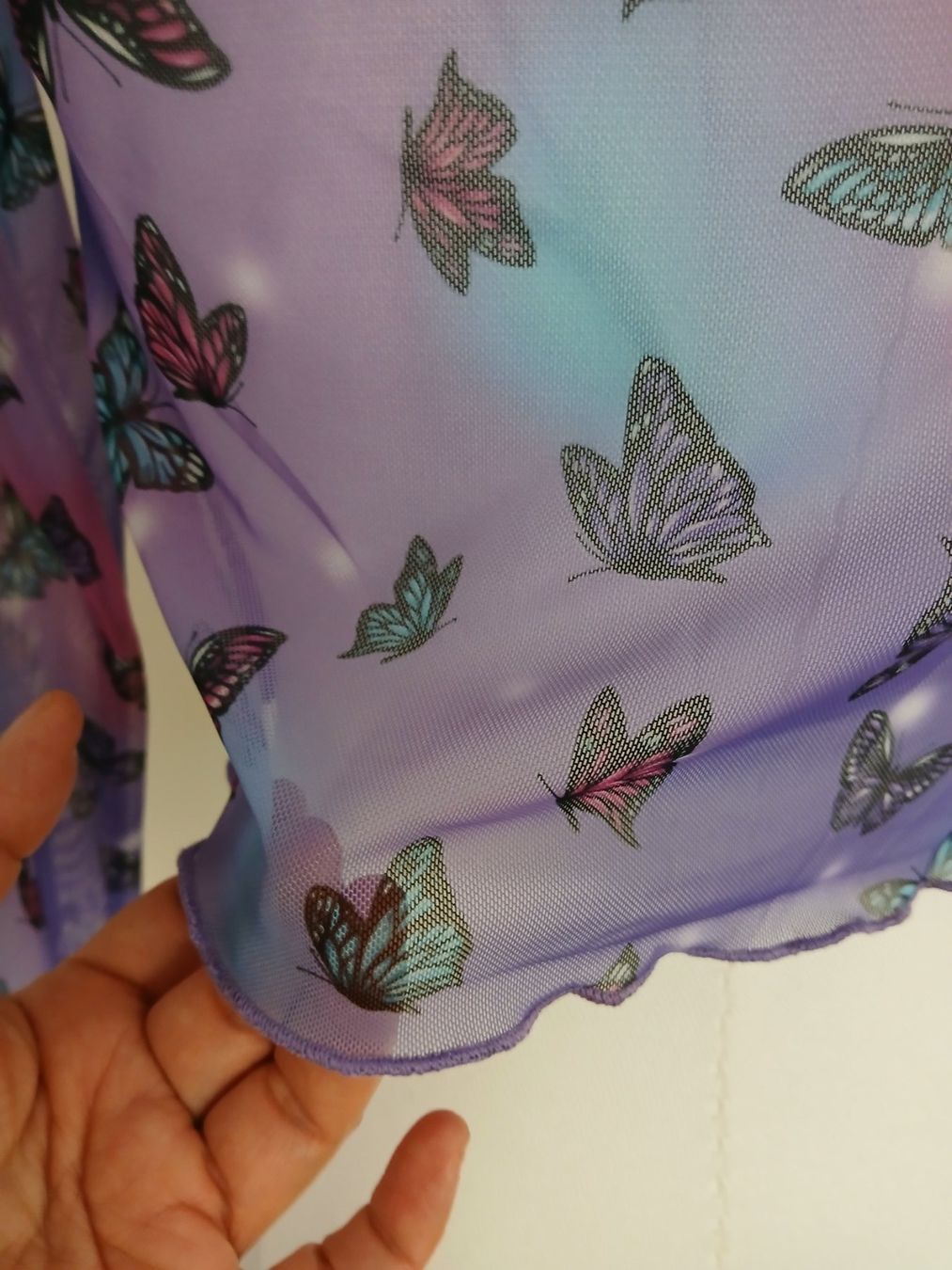Camicette: Trendige Bluse Smetterling Muster Gr S – Nuovo e nell'imballaggio originale da Glattbrugg venduto da hap_8w8v 4