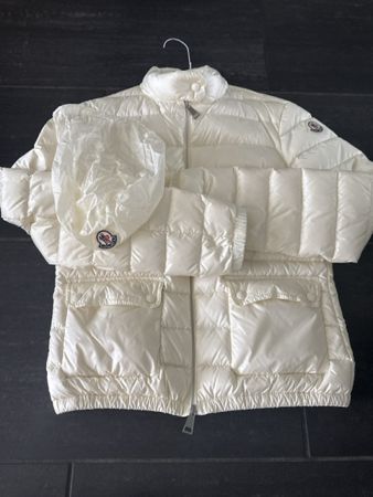 moncler „lans“ dondue légère, crème, grösse O (XS)