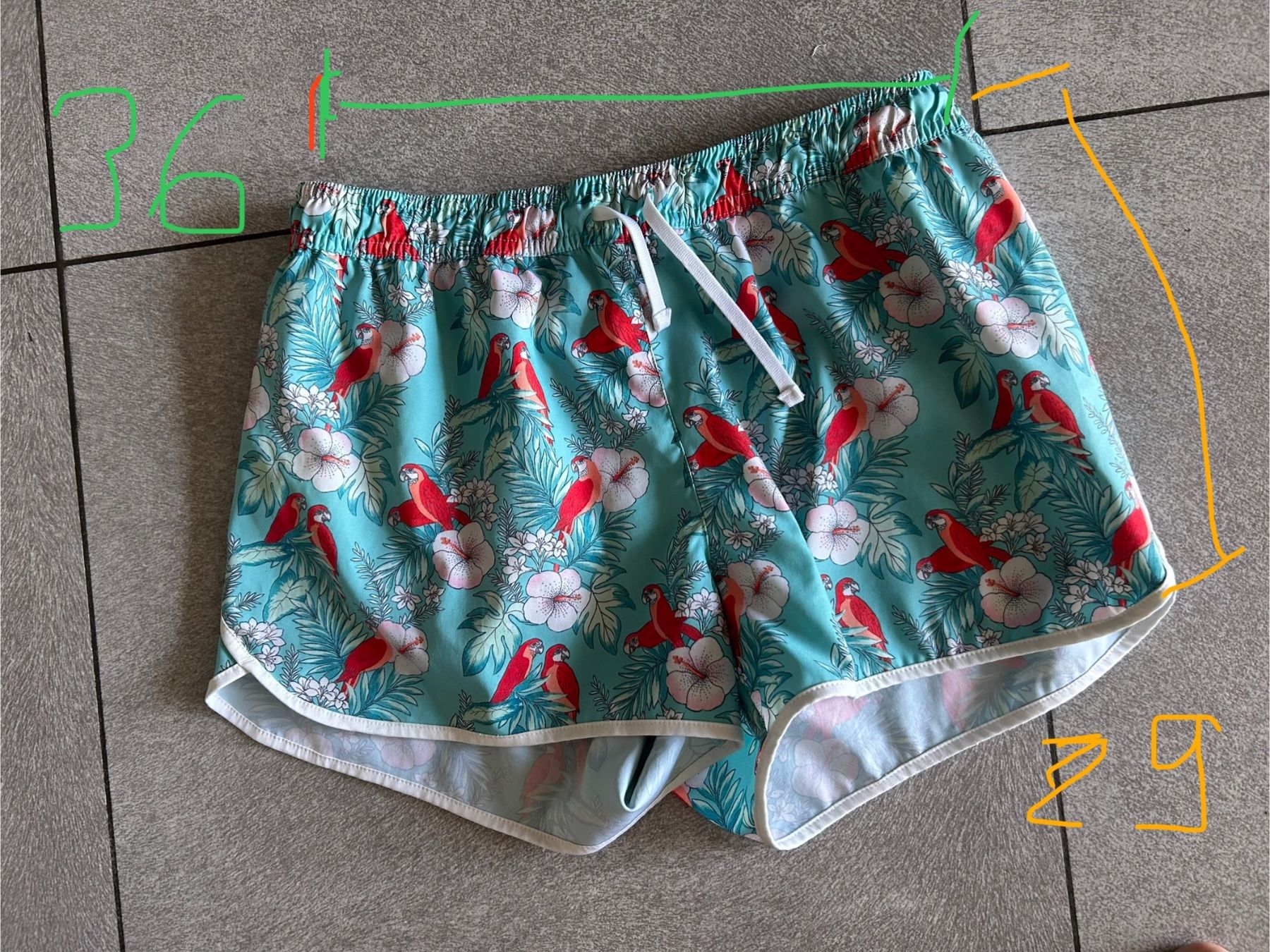 Costumi da bagno & Bikini: Short de Bain / Badehose turquoise Gr S – Usato da Arbedo venduto da nadia1973 3