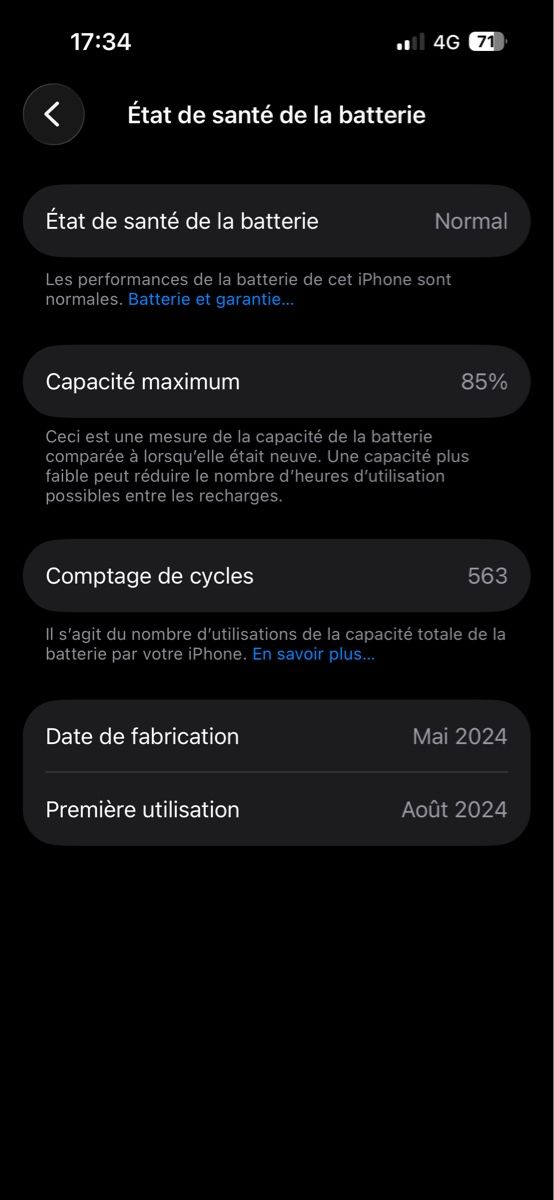 Apple Telefoni cellulari / Smartphones: iPhone 15 pro black 128GB – Usato da Fribourg venduto da Ginie1 4