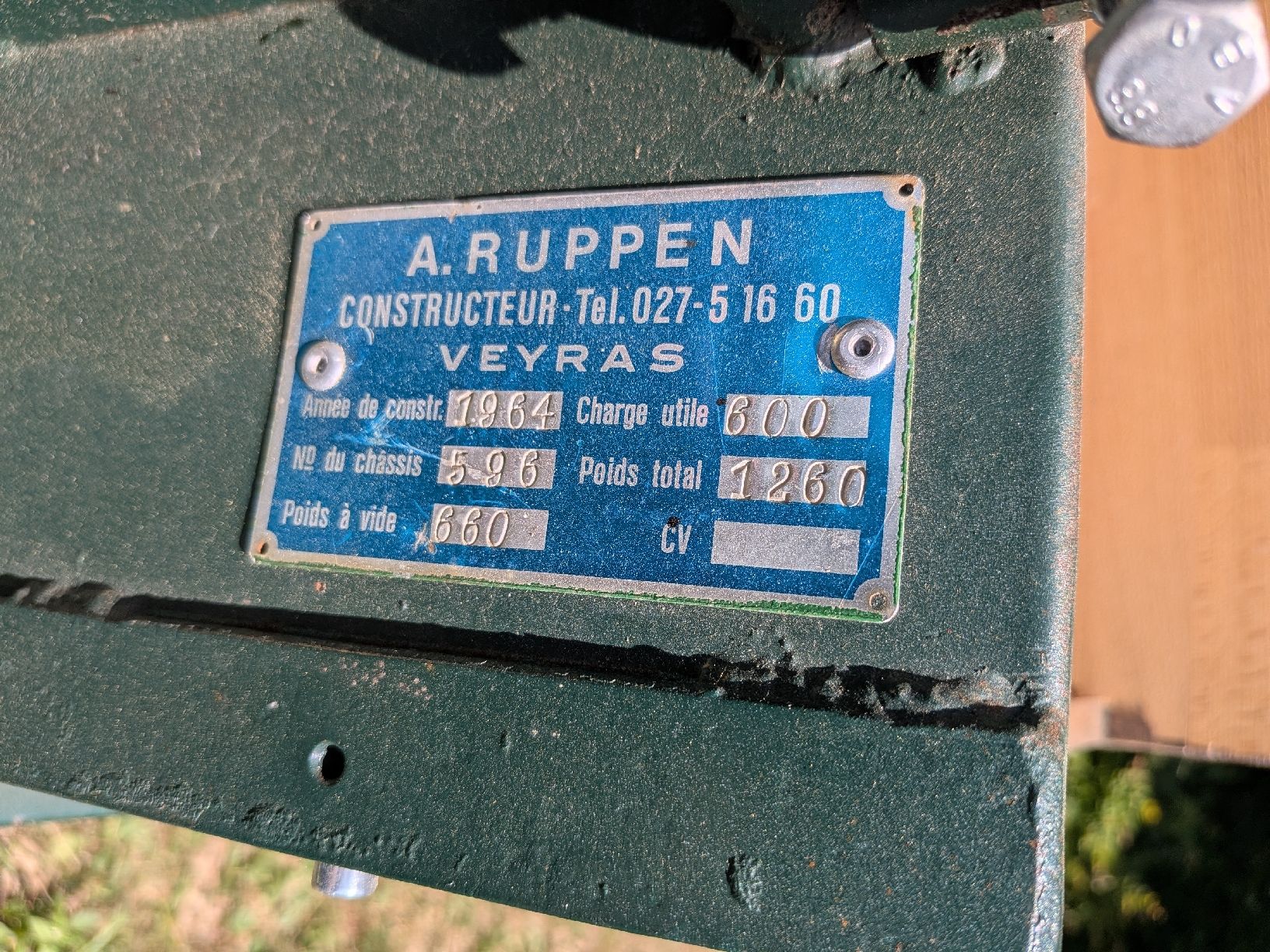 Rapid Trattori: Ruppen 1964 Traktor – Usato da Künten venduto da sheila017 5