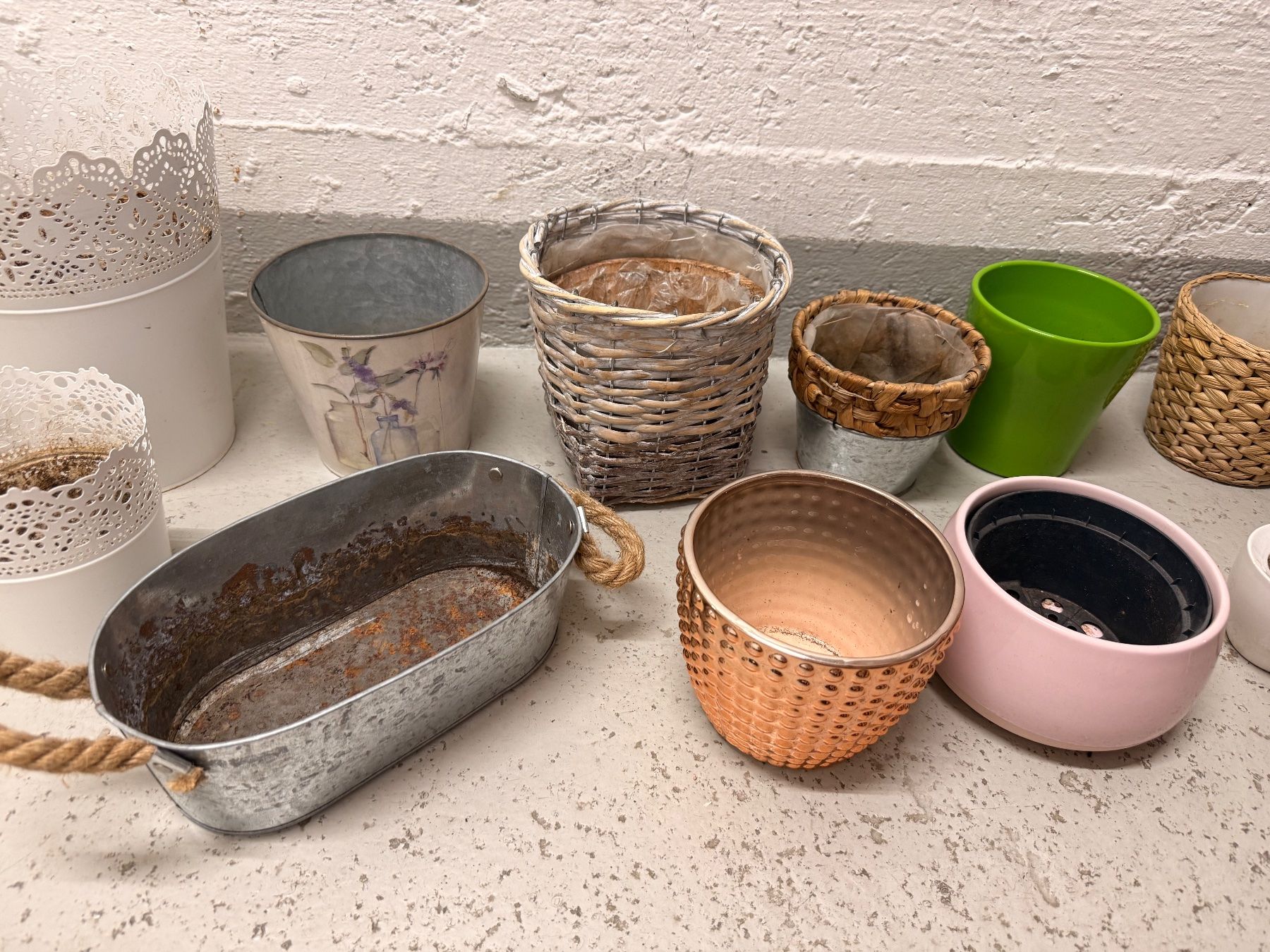 Vasi per fiori: Blumentöpfe, Dekotopf,  verschiedene Materialien – Usato da Zürich venduto da Cleo234 2
