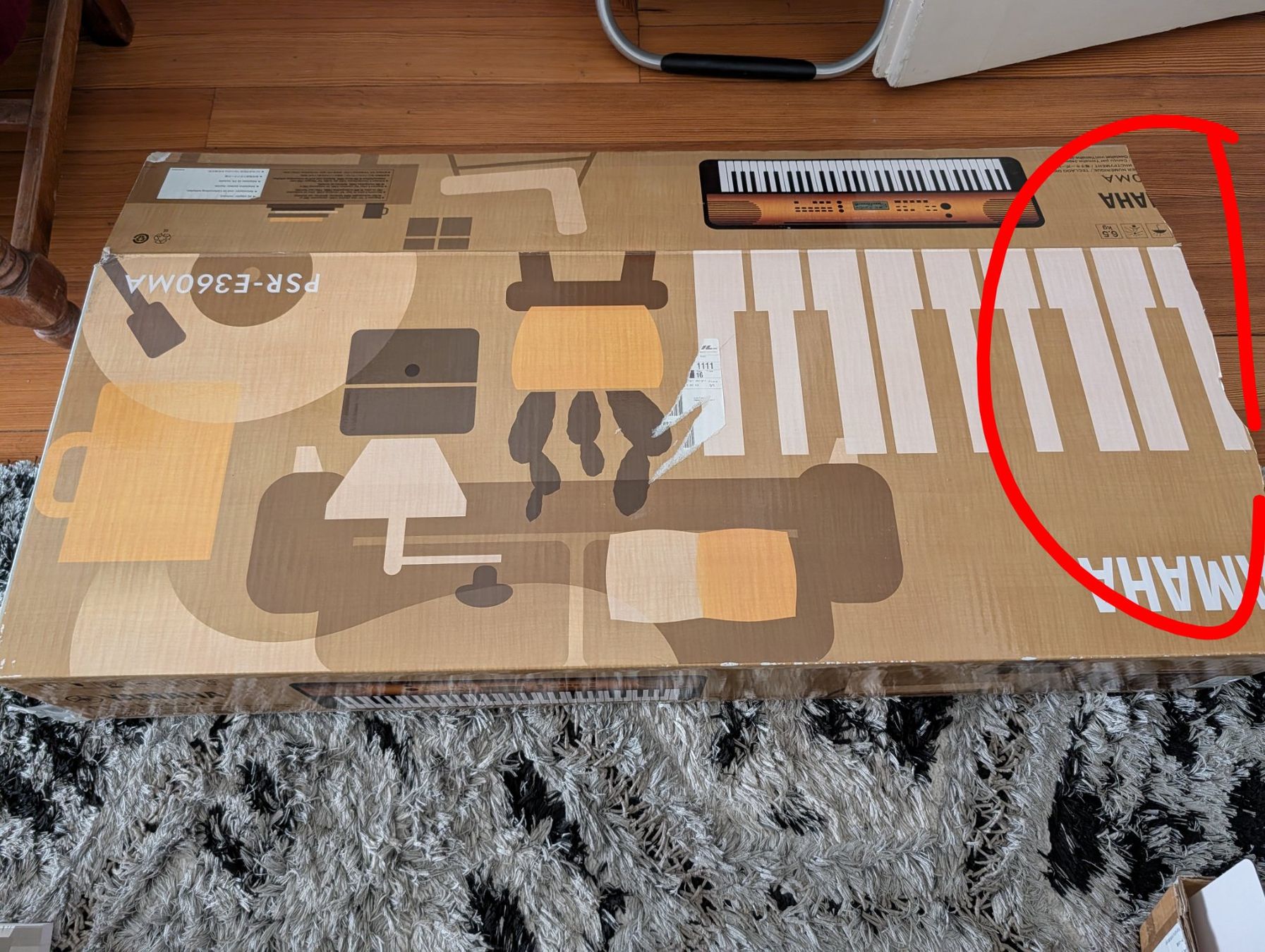 Yamaha Strumenti musicali: Piano Yamaha PSR-E360MA – Nuovo (secondo la descrizione) da Montreux venduto da Shurae 2