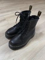 Dr. Martens Plateau Stiefel Jadon  Schwarz, 38 wie neu