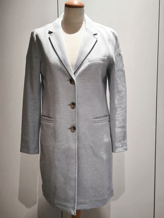 Opus Long - Blazer hellblau Baumwolle Grösse 40 sehr gut