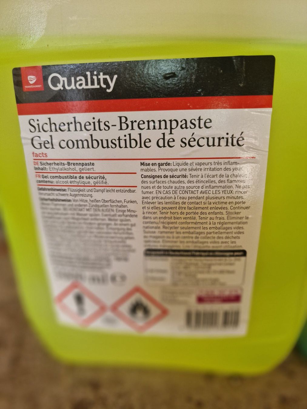 Altro per cucinare: Brennpaste, Brenngel – Nuovo (secondo la descrizione) da Flüelen venduto da novena 1