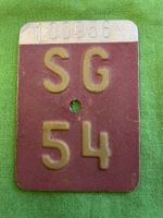Veloschild SG 54 (1954)