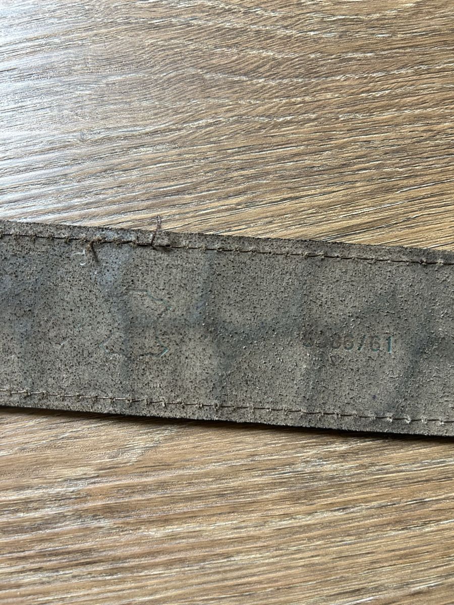 Cinture: Echtleder Gürtel mit Kroko Optik, Vintage Stil – Usato da Thundorf venduto da mar_dqc5 2