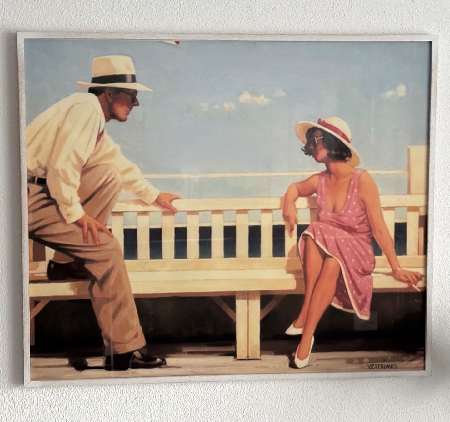 Poster & Bilder: Jack Vettriano, ART PRINT, passender Vintagerahmen – Gebraucht aus Rütihof von Yaro22