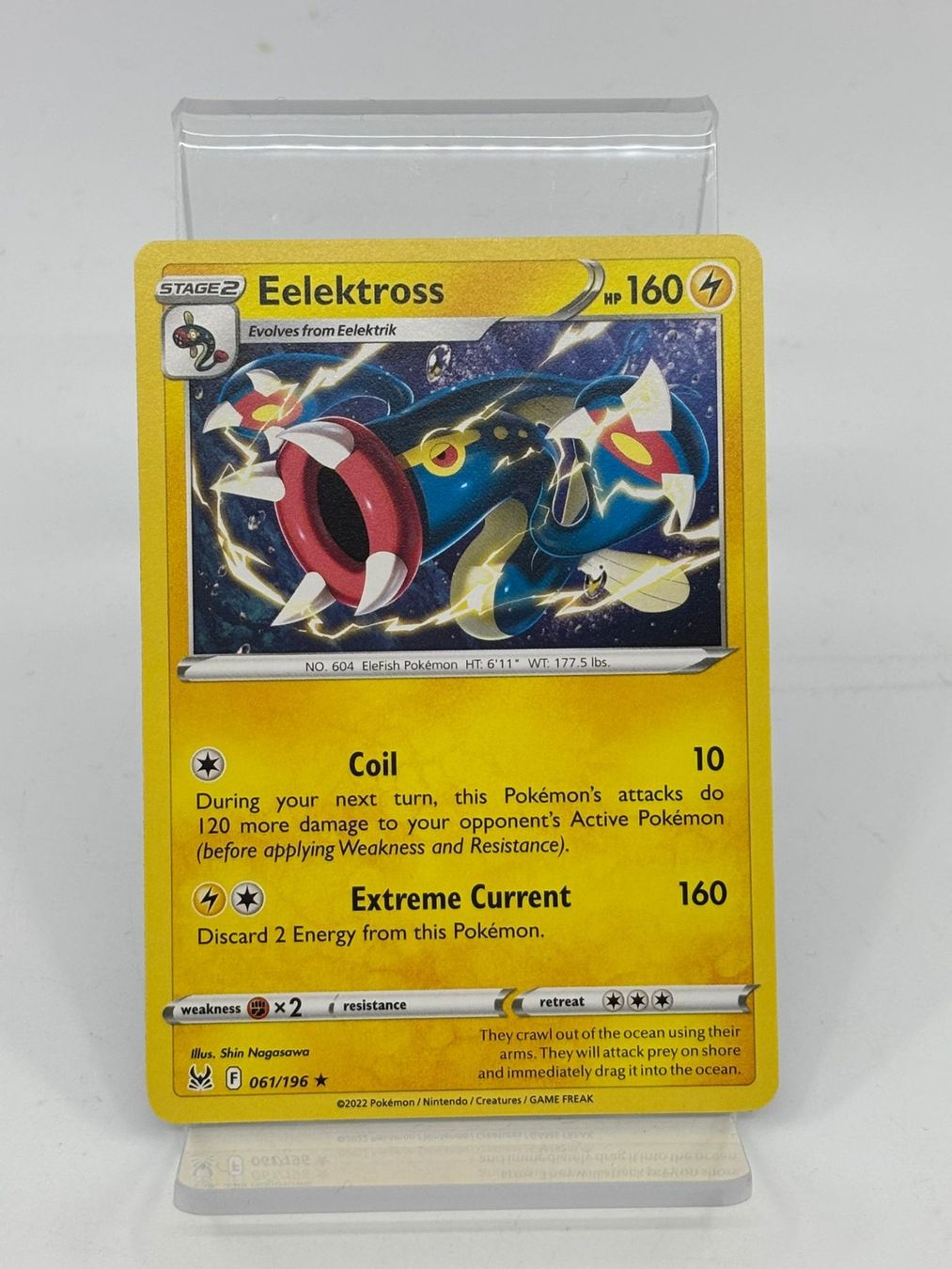 Pokémon Carte collezionabili: Pokemon Eelektross 061/196 – Usato da Herisau venduto da Pokemon2025
