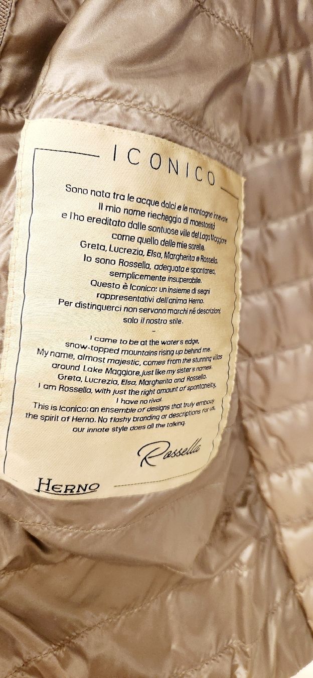 Herno Giacche: Herno Rosella Iconico Gr. 38 – Usato da Wollerau venduto da CH8832 4