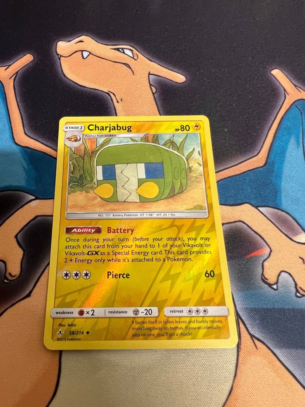 Pokémon Carte collezionabili: Charjabug (UNB 58) - Reverse Holo - Unbroken Bonds – Nuovo (secondo la descrizione) da Bülach venduto da Pfrenzel