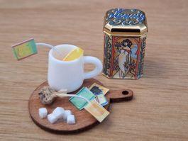 Bodo Hennig Tee Dose mit Handmade Teetablett