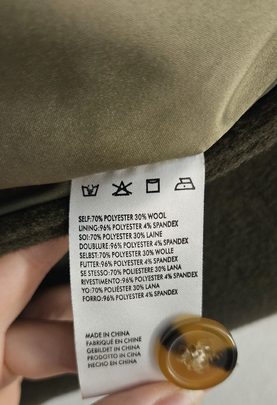 Cappotti: Olive green coat, size S – Usato da Zürich venduto da ada_xqw6 4