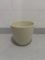Blumentopf Beige oval