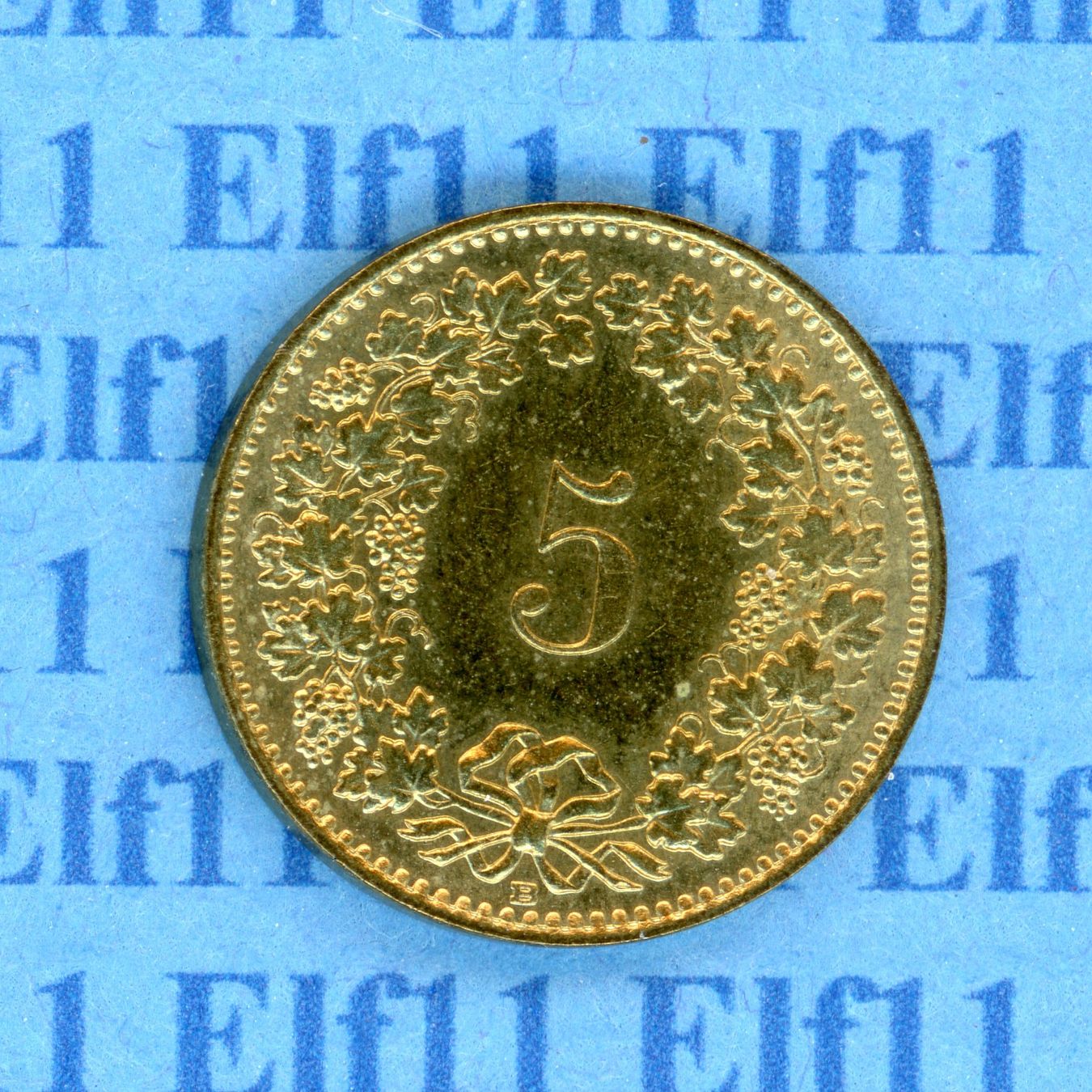 Tutti le monete: CHF___0.05 1990 -unz 5 Rappen – Usato da Widnau venduto da Elf11 1