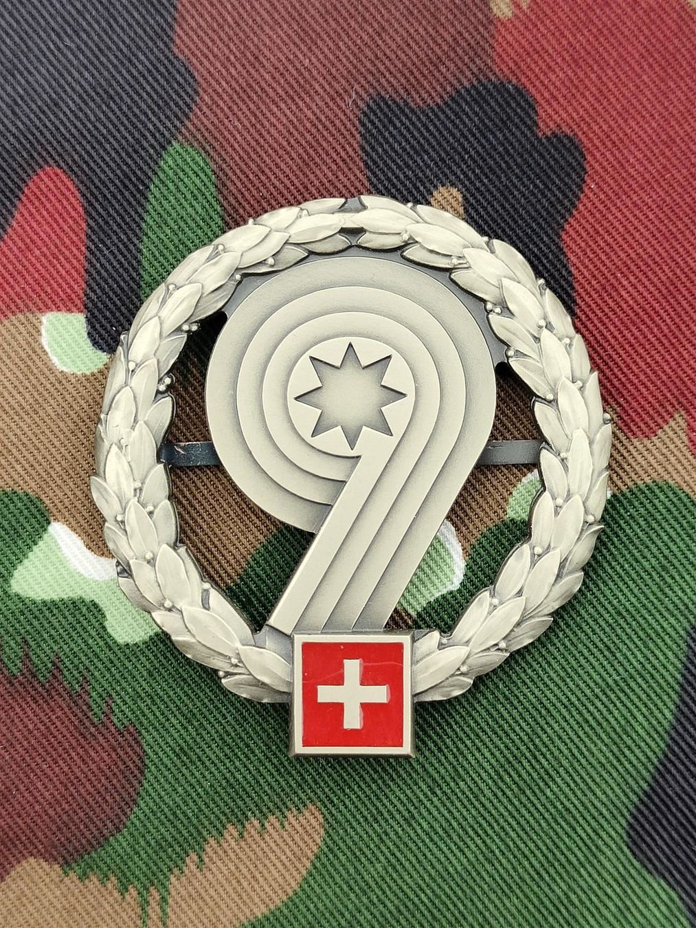 Placchette & Badge: Béretemblem Grenzbrigade 9 – Usato da Bauma venduto da SwissMilitaria