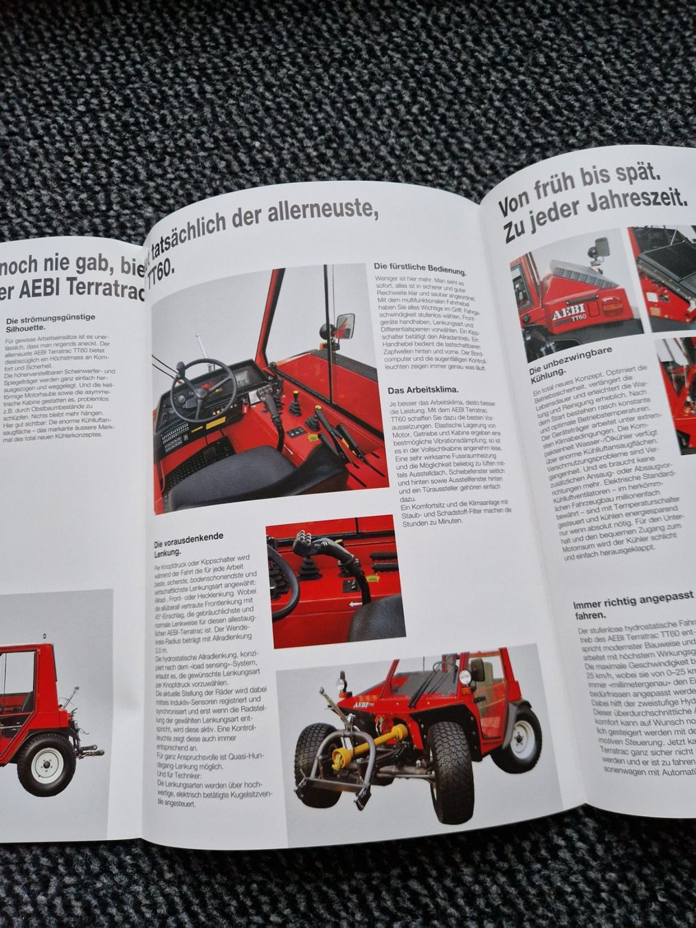Aebi Trattori: Original Prospekt Aebi Terratrac TT60 – Usato da Dürnten venduto da Bachtel84 2