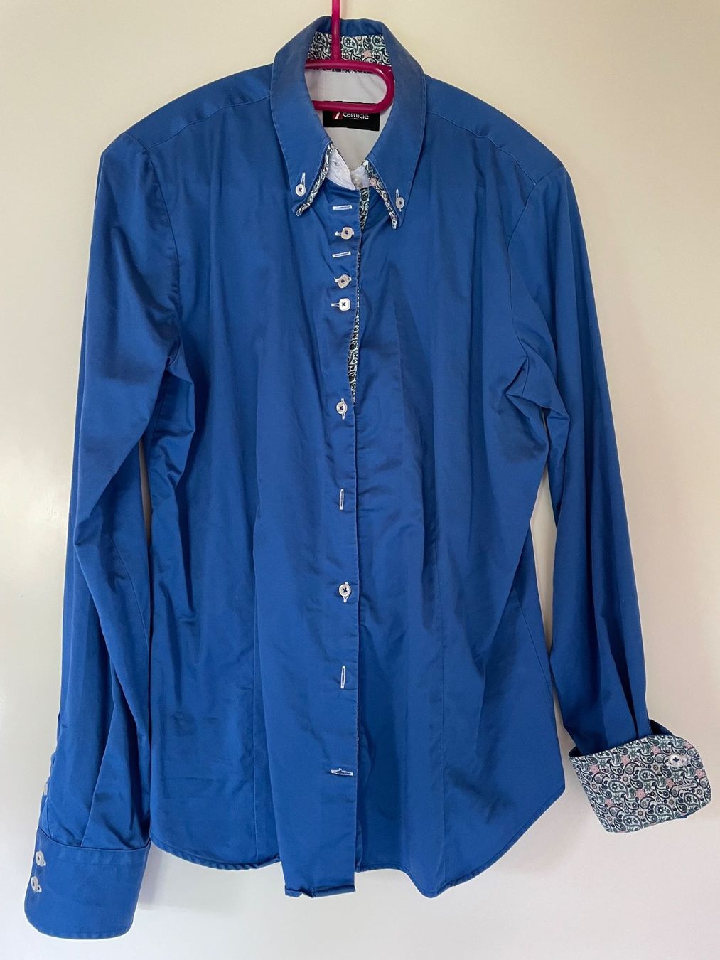 Camicette: Damen Bluse - 7 Camicie, Blau, Gr. S – Usato da Auenstein venduto da sumsum-bn