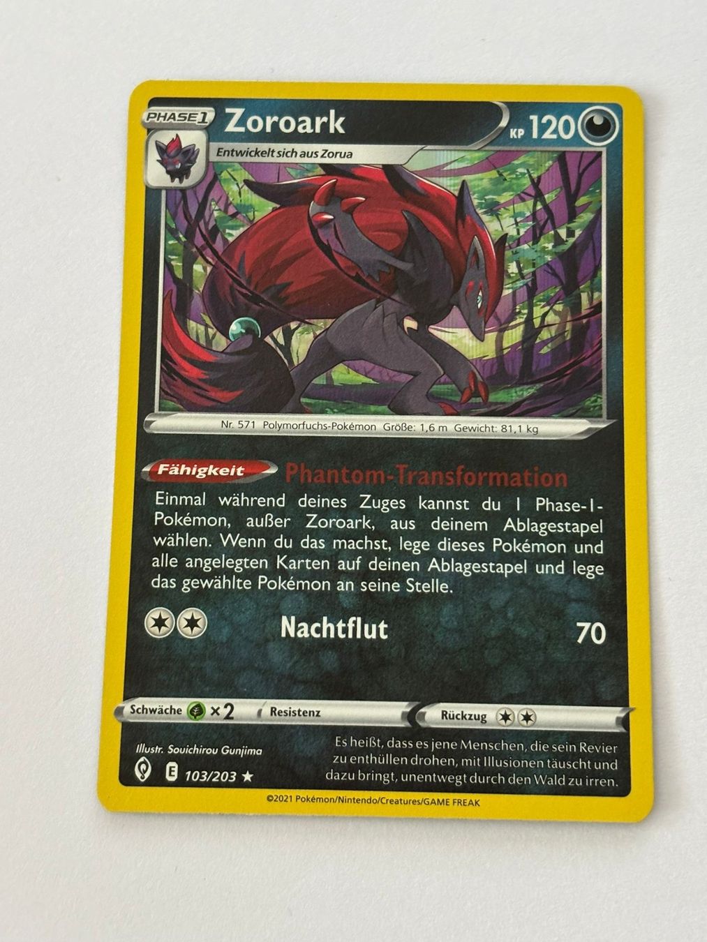 Pokémon Carte collezionabili: Zoroark 103/203 – Usato da Herisau venduto da Seyashop_2
