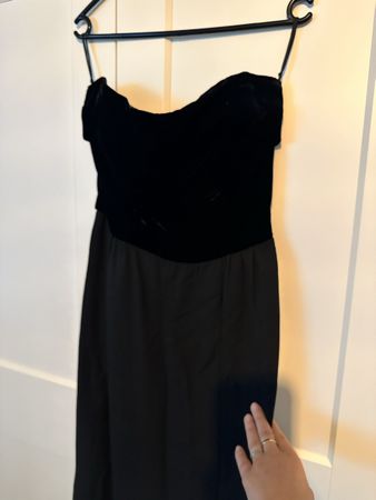 Akris Samt Bustier Kleid gr. 36