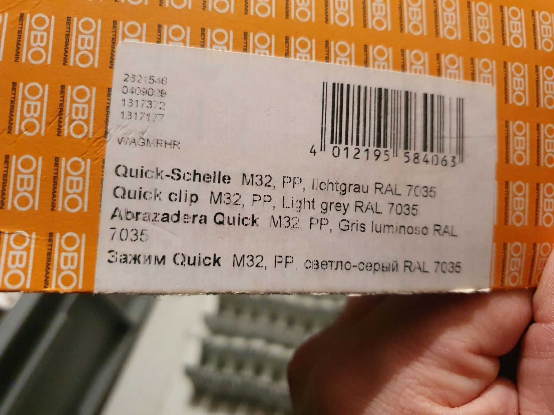 Tutti gli attrezzi: OBO Quick Schelle M32 Klemmschelle 35 Stück – Nuovo (secondo la descrizione) da Zürich venduto da eymen20 3