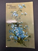 fünf Grusskarten mit Blumen, 1900-1915