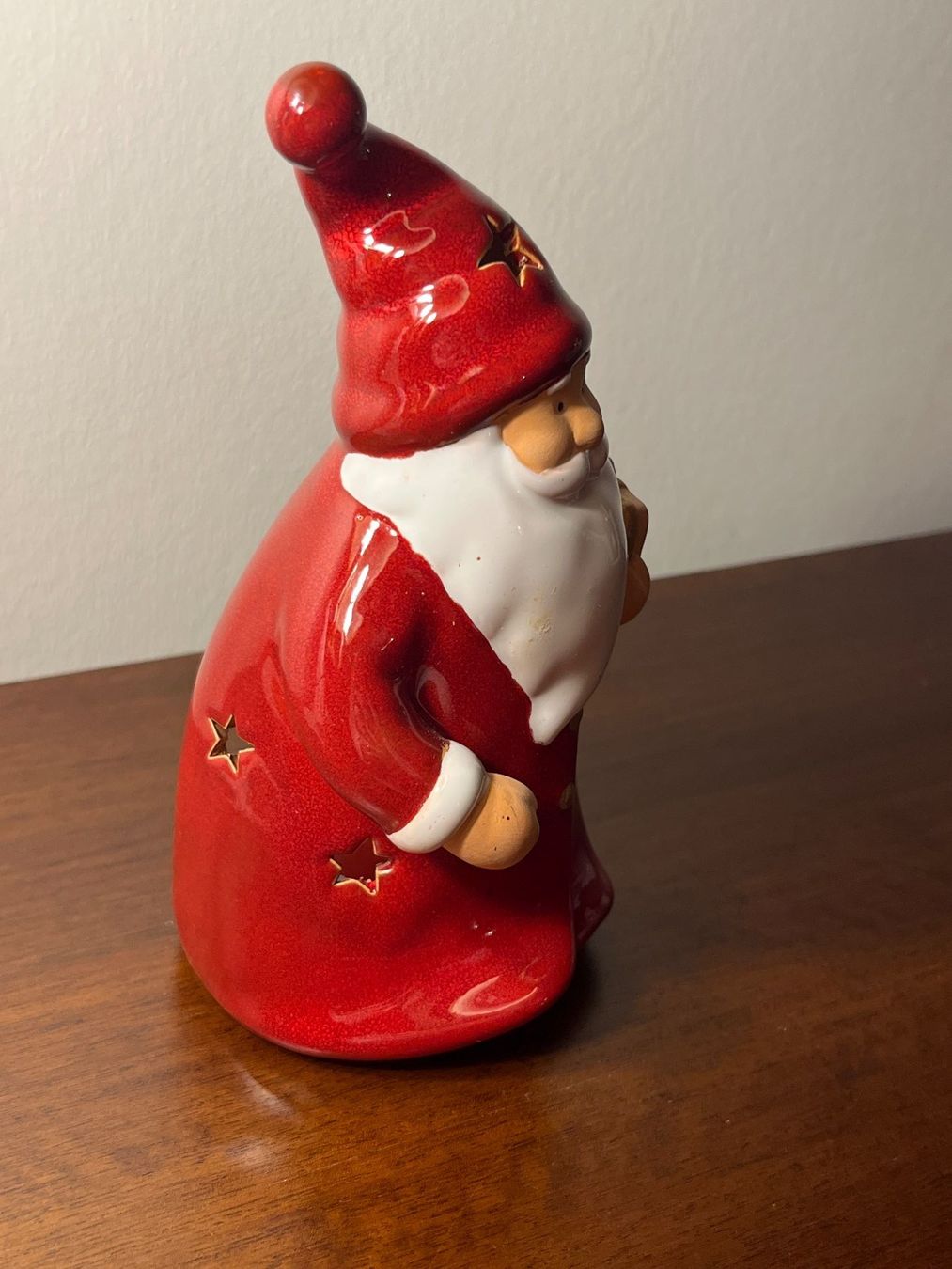 Tutte le decorazioni: Süsser Weihnachtsmann, Keramik, Teelicht, Rot – Usato da Luzern venduto da Jiggy_8898 3