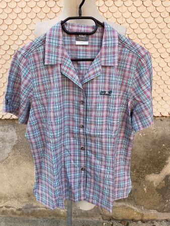 JACK WOLFSKIN Travel Funktionshemd Kurzarm Hemd Gr. L