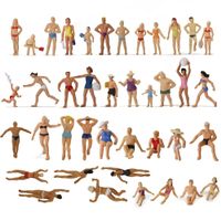 ✅ NEU 40 FIGUREN FÜR MODELLBAU - BADEGÄSTE FIGUREN