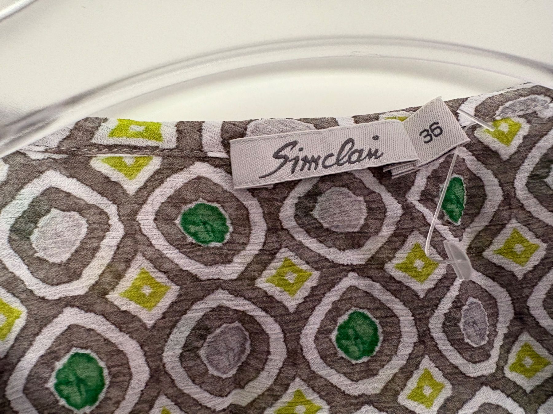 Camicette: Simclan Bluse tolles Muster, 36 wie neu – Usato da Hombrechtikon venduto da star8888 2