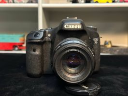 Canon EOS 7D mit EF 80-200mm 1:4.5-5.6 Objektiv, DEFEKT 