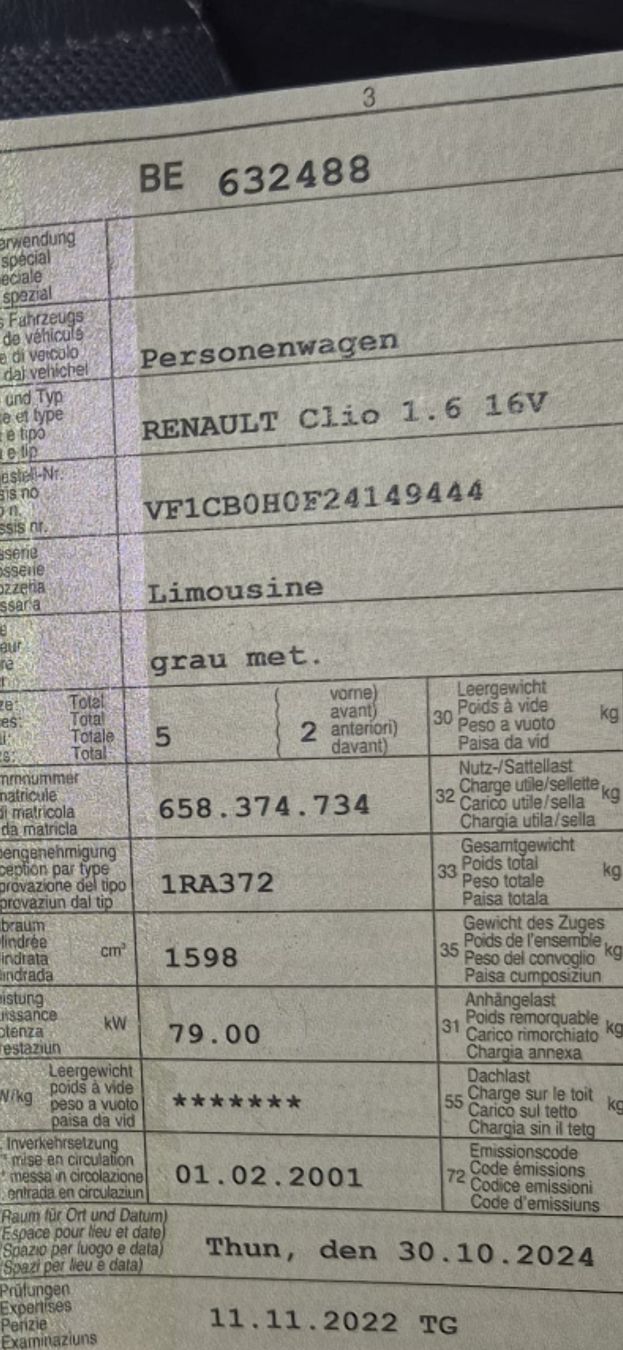 Renault Automobili: RENAULT Clio 1.6 16V – Usato da Rodersdorf venduto da erosares 5