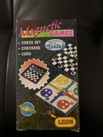Magnetisches Brettspiel 3in1: Schach, Dame, Ludo