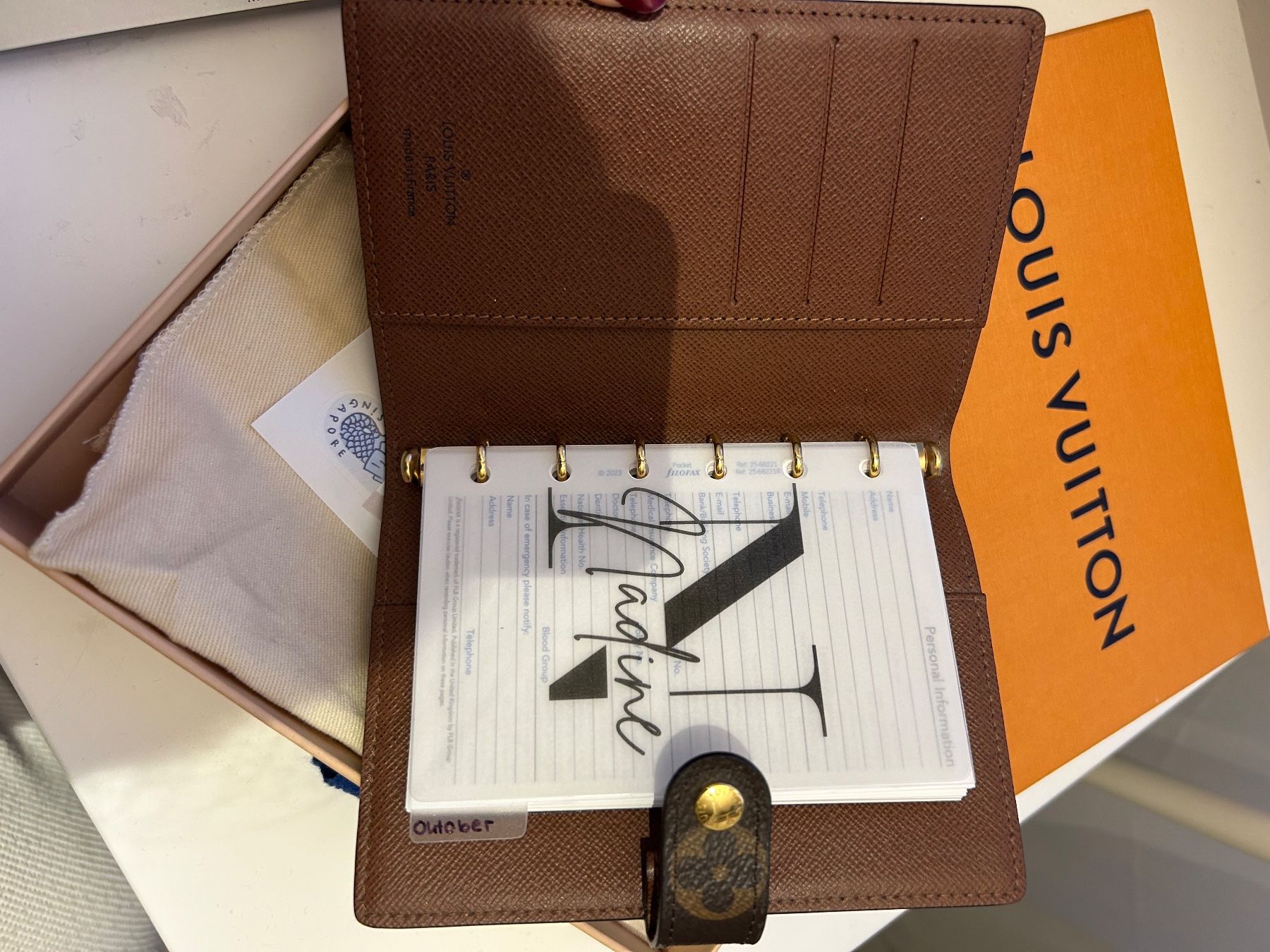 Calendari: Louis Vuitton Agenda – Nuovo (secondo la descrizione) da Stäfa venduto da Goldkuesten_Boutique 2