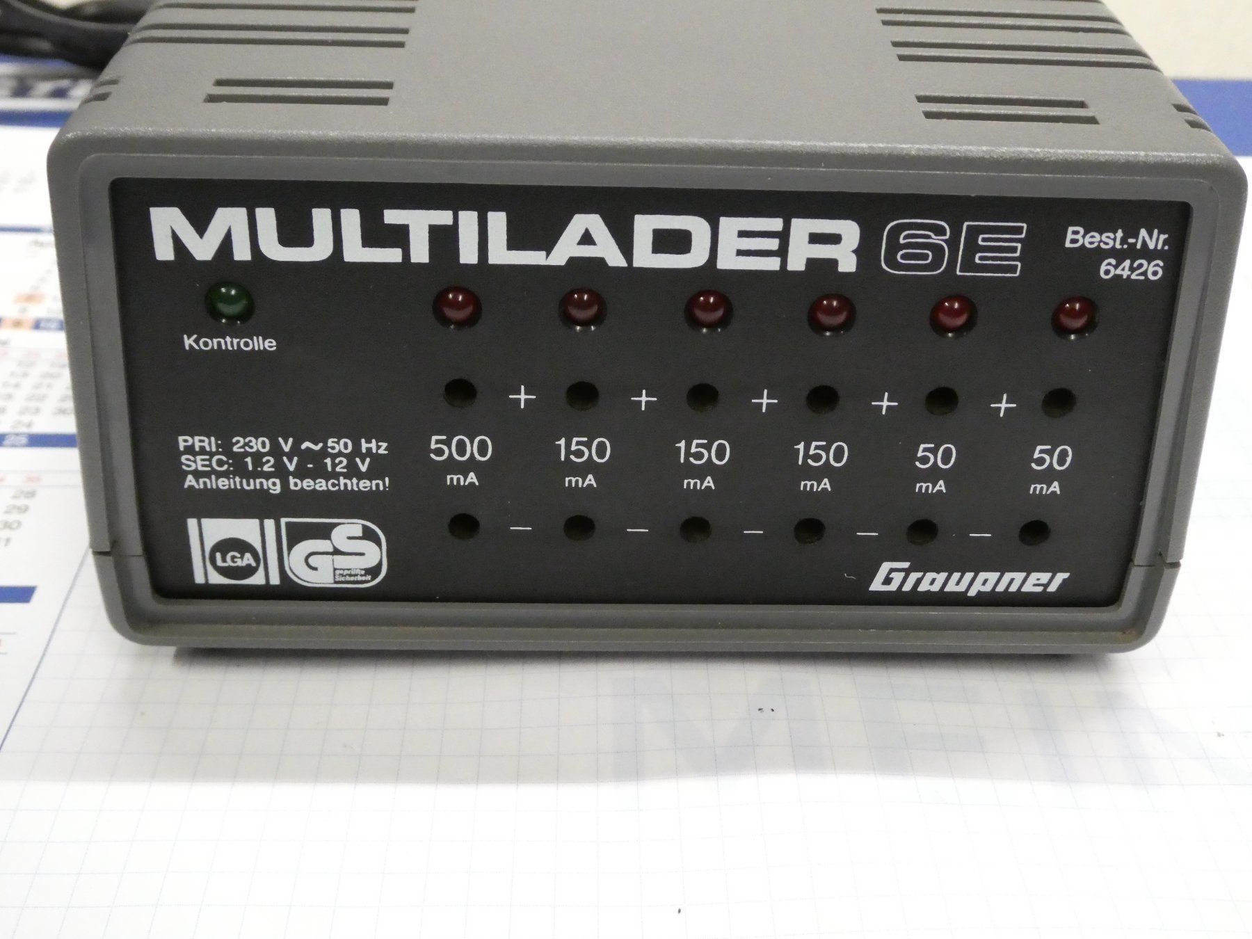 Graupner Ladegeräte: Multilader von Graupner – Gebraucht aus Laupen ZH von ANGEDAM