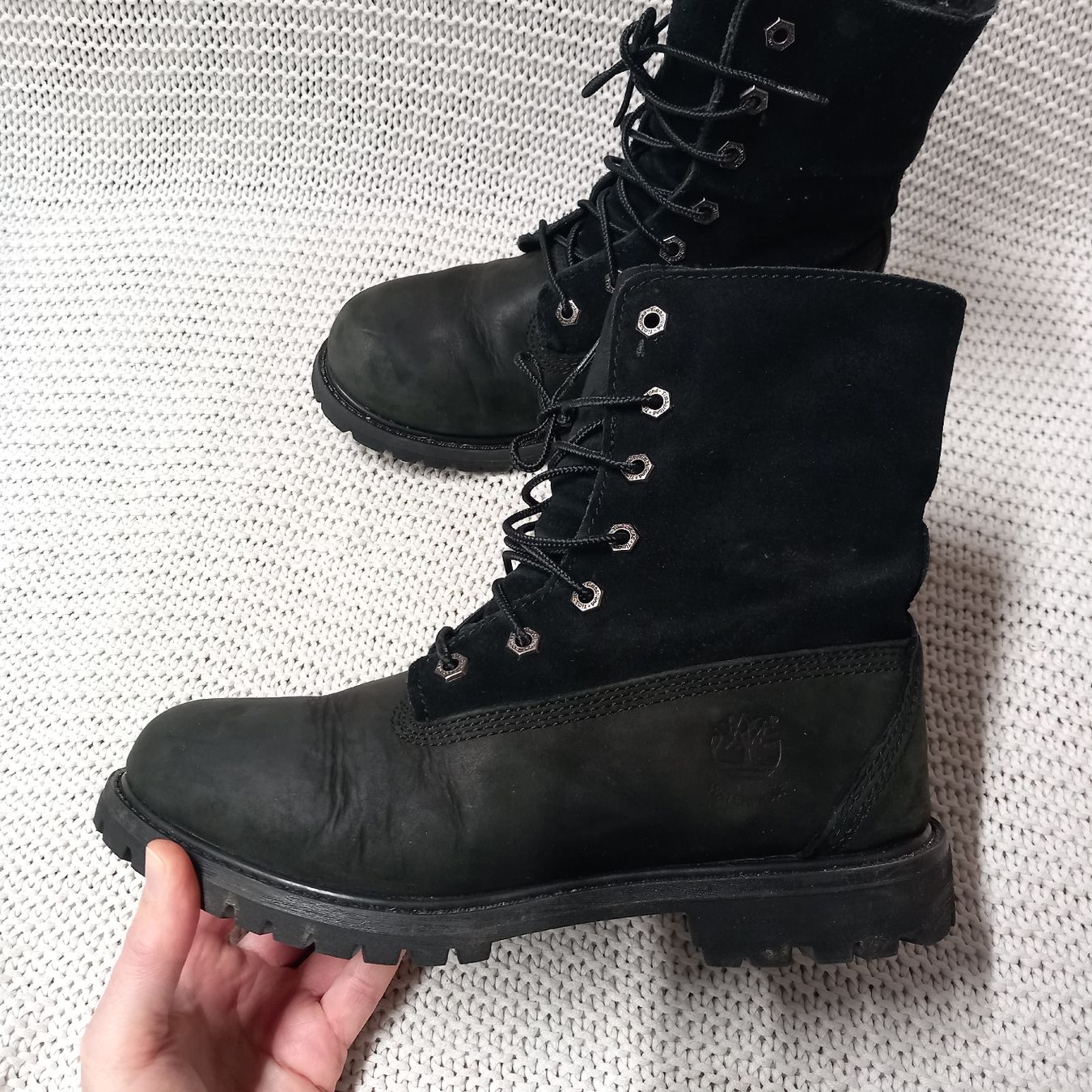 Timberland Damenschuhe: Timberland Boots Stiefeletten Gr.37.5 schwarz – Gebraucht aus Gwatt (Thun) von umwelt-brocki 3