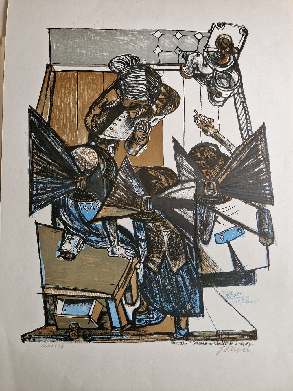 Grafiken & Lithographien: Lithographie Bernhard Dänze – Gebraucht aus Locarno von ris_py7x