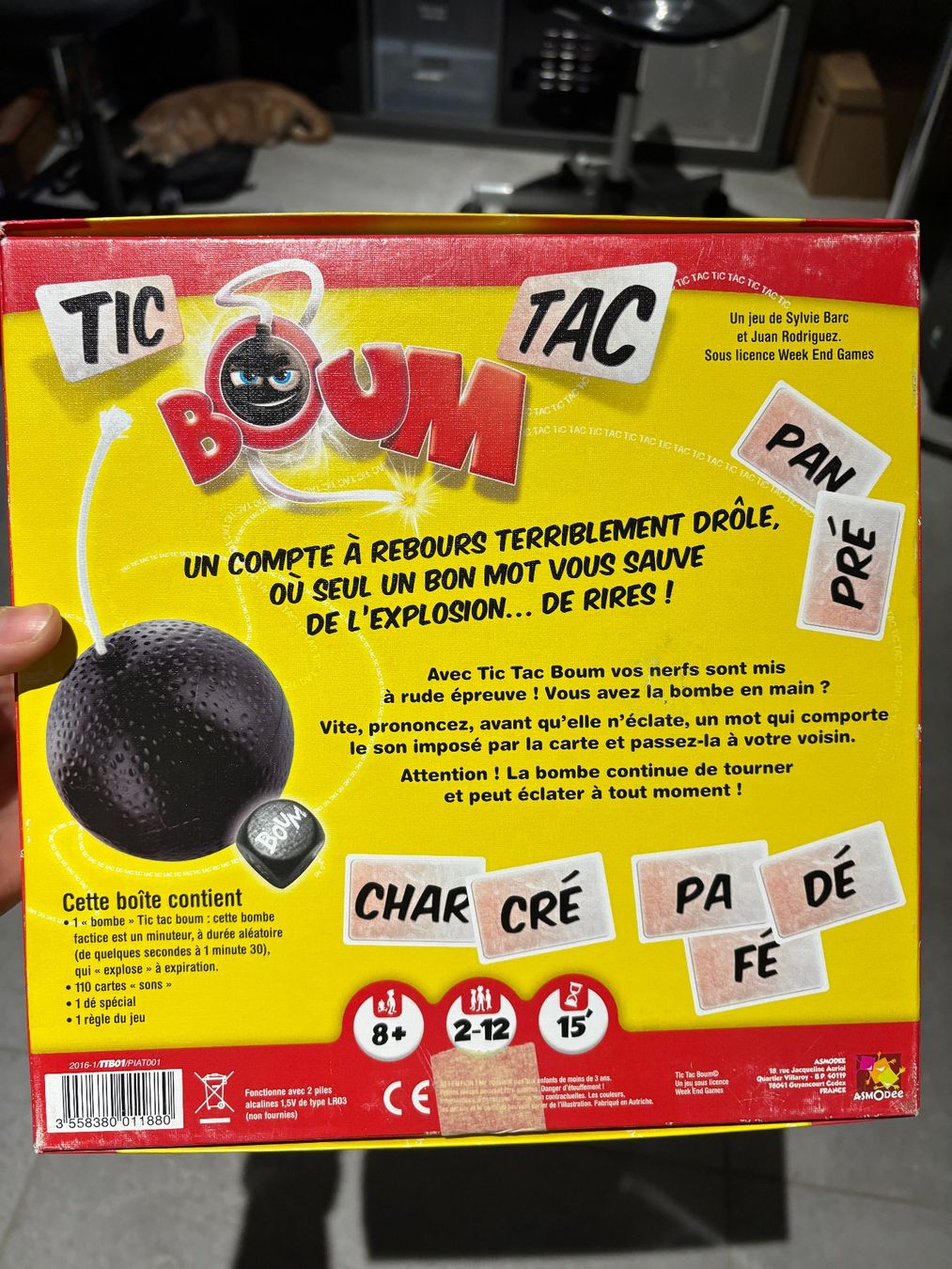Spiele: Jeu Tic Tac Boum Asmodée complet et testé – Gebraucht aus Salvenach von gwenwywar 2