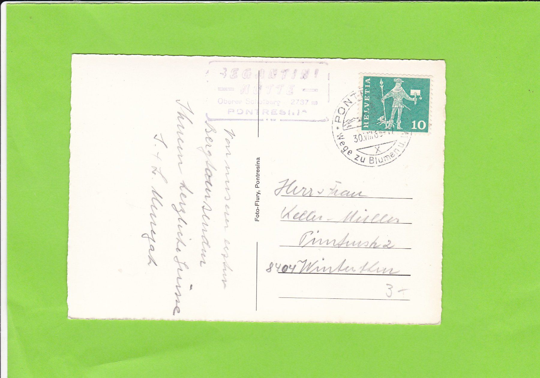 Cartes postales: Berninagruppe – D'occasion à St. Peterzell par neckertal 1