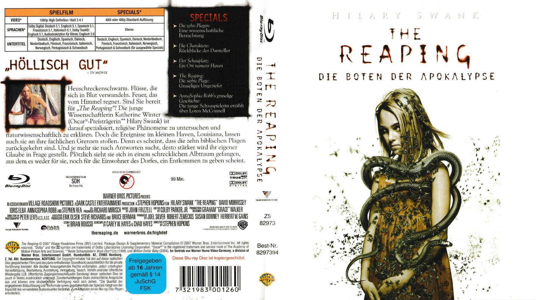 Tutti i DVDs: Blu-Ray - The Reaping – Usato da Langnau am Albis venduto da MediaRescuerKeLoX