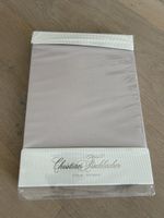 Christian Fischbacher Jersey Fix Leintuch NEU 90x200 Taupe